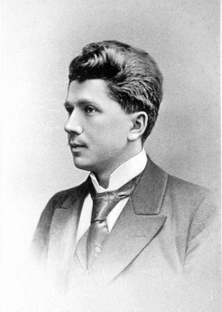 Станіслав Людкевич після закінчення Львівського університету, 1901 р.