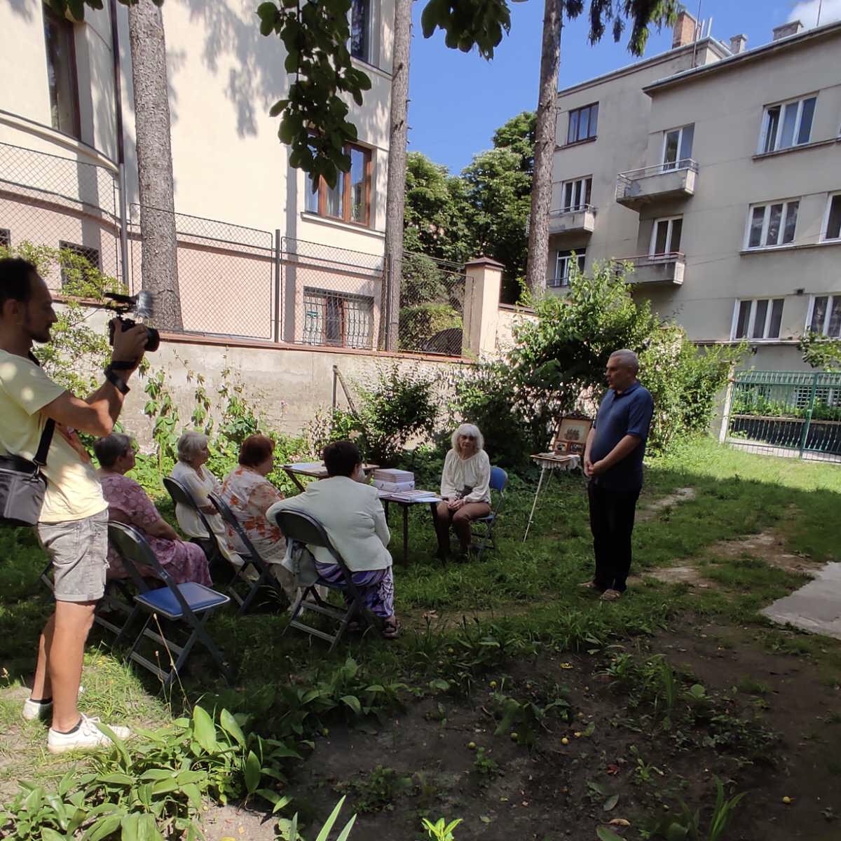 Під час презентації книги «Спомини нашої родини»