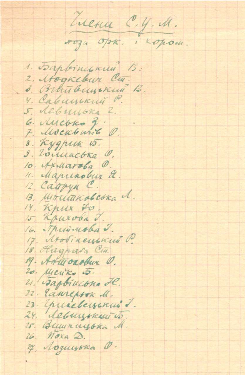 Список членів СУМ