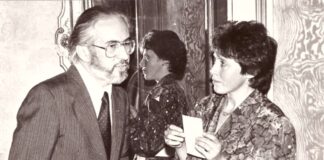 Роман Савицький і Галина Тихобаєва. Львів, Музей Соломії Крушельницької, 23.09.1994 р.